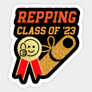 Repping Class of 2023 Graduate Sticker